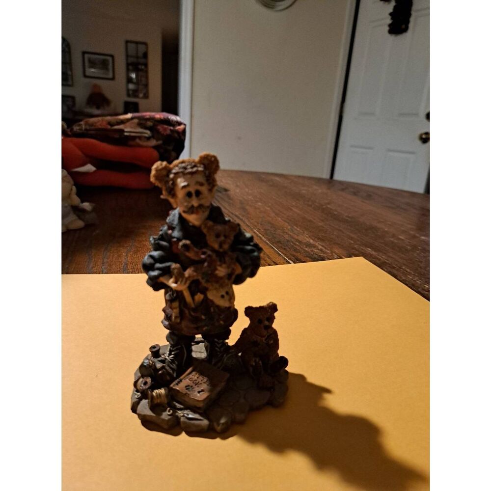 Vintage 1997 Boyds Folkstone Bear Maker Elf Figurine 7th Edition
